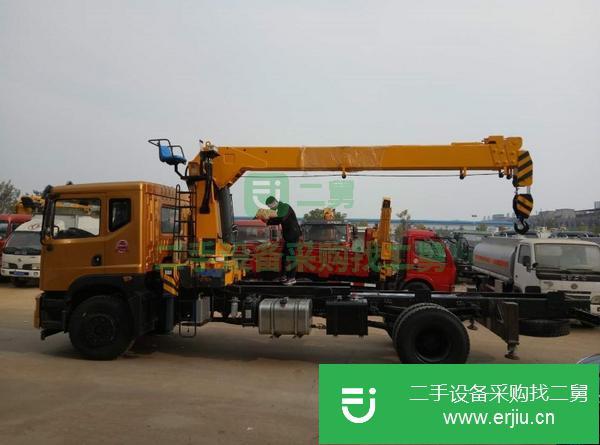 湖北出售二手東風(fēng)T5單橋8噸隨車吊
