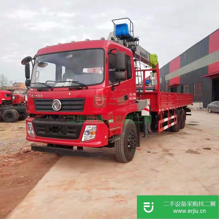 湖北出售二手10噸后八輪東風(fēng)隨車吊