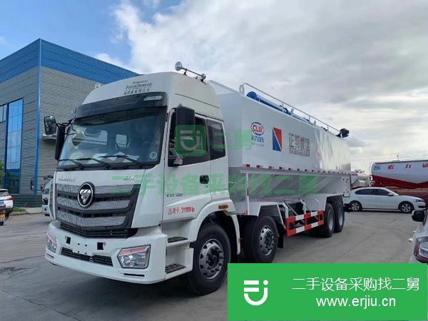 山東出售二手東風天龍散裝飼料運輸車