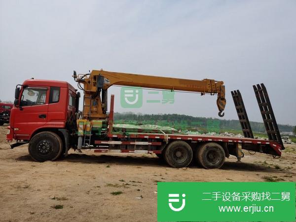 湖北出售二手東風(fēng)后八輪12噸隨車吊