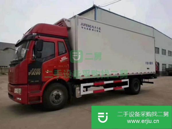 湖北出售二手解放J6L高頂雙臥6.8米冷藏車