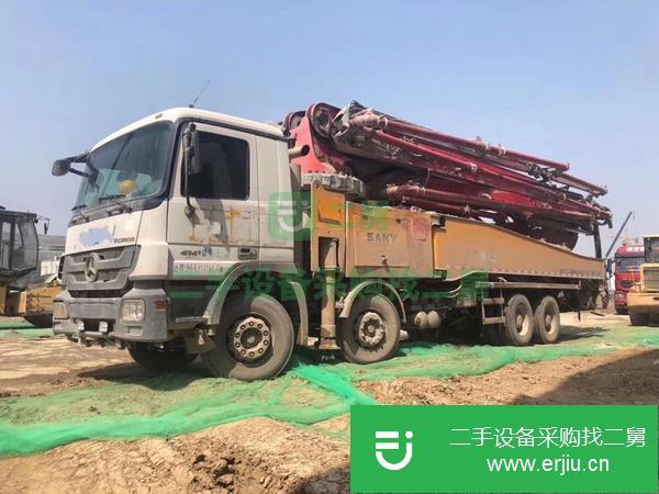 湖南出售三一泵車，奔馳52米泵車 6節臂