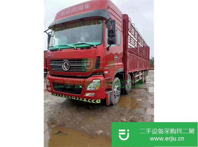 江西出售二手東風(fēng)天龍前四后八高欄載貨車