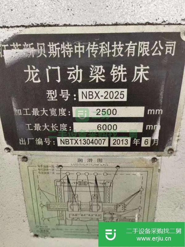 山西出售二手龍門動梁銑床