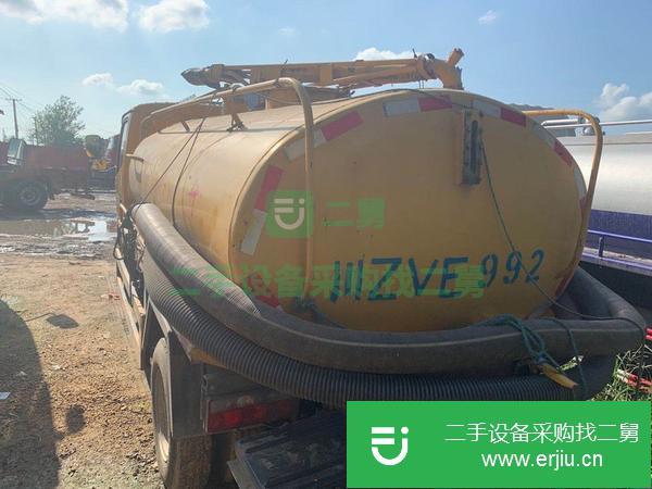 山東出售二手東風多利卡藍牌5方吸糞車