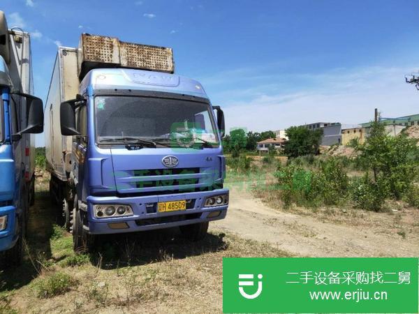 遼寧出售二手9.6前4后4解放冷藏車