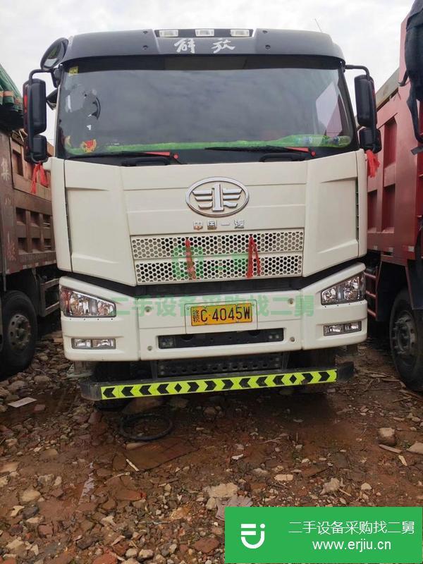 江西出售二手解放環保自卸車