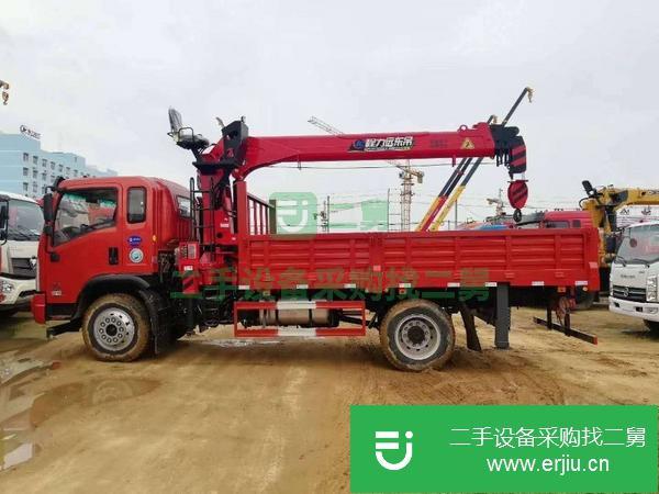 湖北出售二手大運程力6.3噸隨車吊