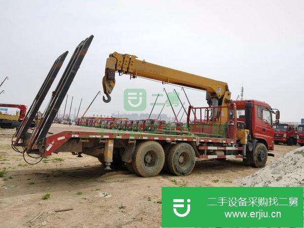 湖北出售二手東風(fēng)后八輪12噸隨車吊