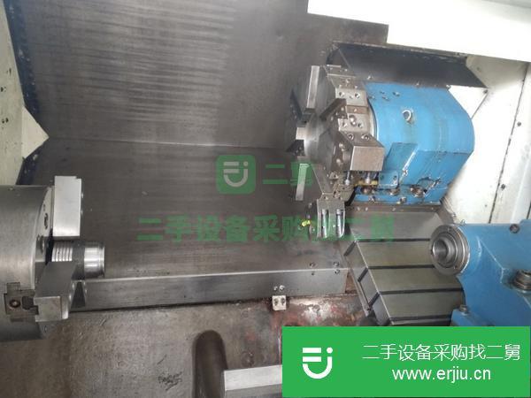 山東出售二手車床,液壓卡盤10寸,伺服刀塔12工位,線軌,液壓尾座