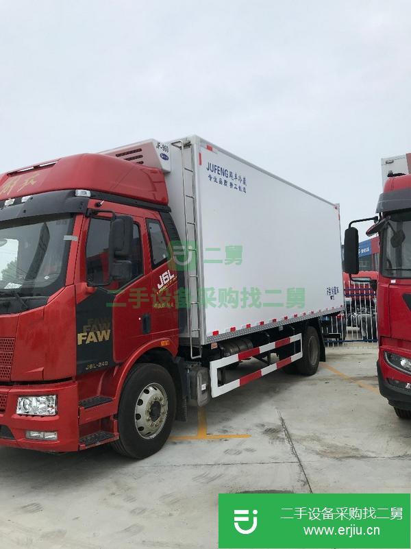 河南出售二手一汽解放J6L大柴冷藏車