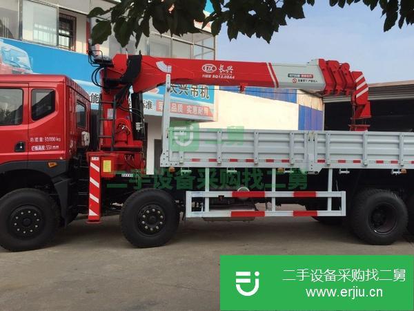 湖北出售二手東風前四后八14噸隨車吊