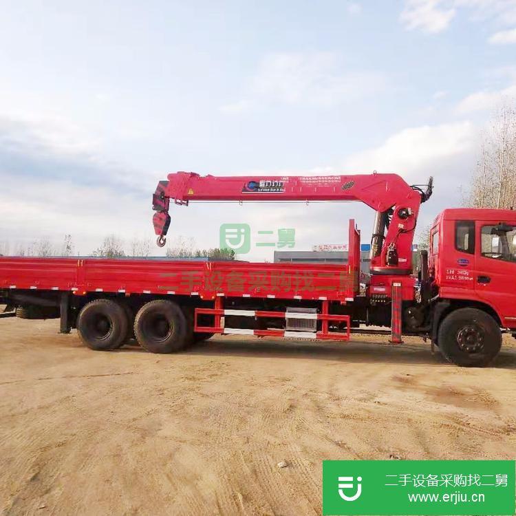湖北出售二手10噸后八輪東風(fēng)隨車吊
