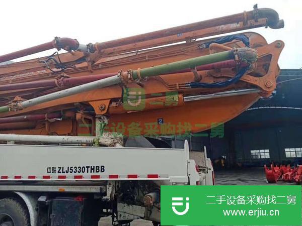 安徽出售二手國四中聯49米泵車