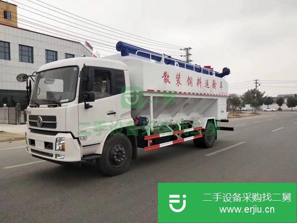 山東出售二手天錦單橋22方散裝飼料運輸車