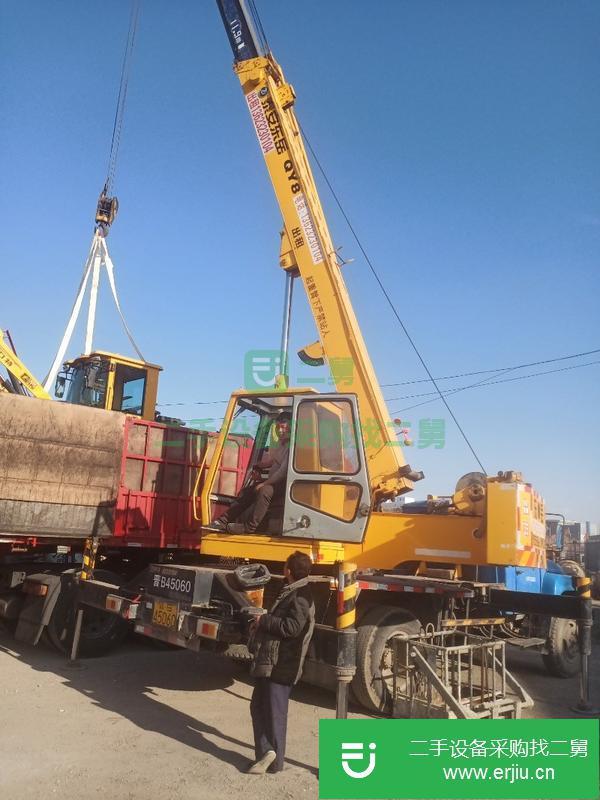 河北出售二手泰安八噸吊車