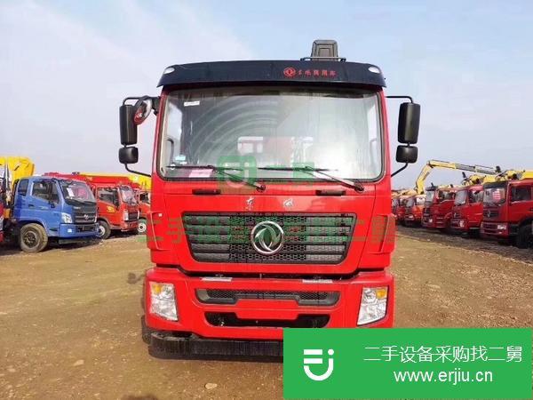 湖南出售二手石煤14噸東風錦程后八輪隨車吊