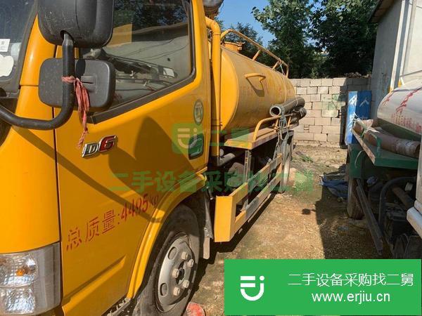 山東出售二手東風多利卡藍牌5方吸糞車
