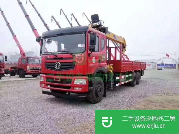 廣西出售二手東風(fēng)單橋8噸隨車吊