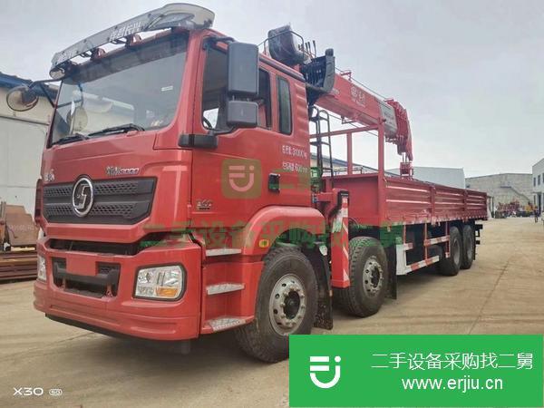 湖北出售二手陜汽德長隨車吊