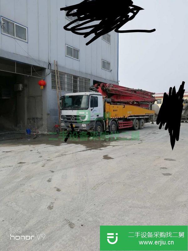 山東出售二手三一52米泵車