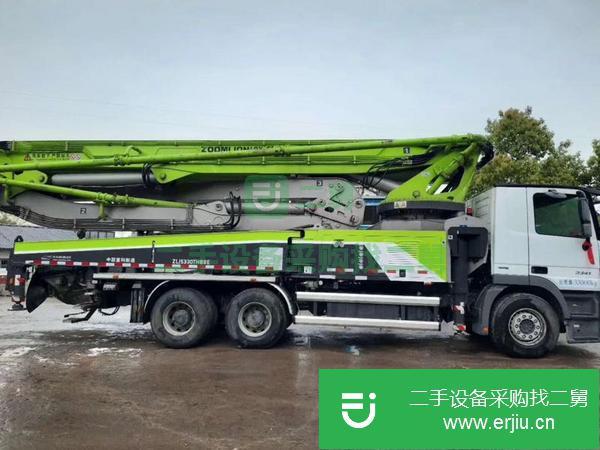 陜西出售18年國(guó)五中聯(lián)泵車  奔馳49米底盤