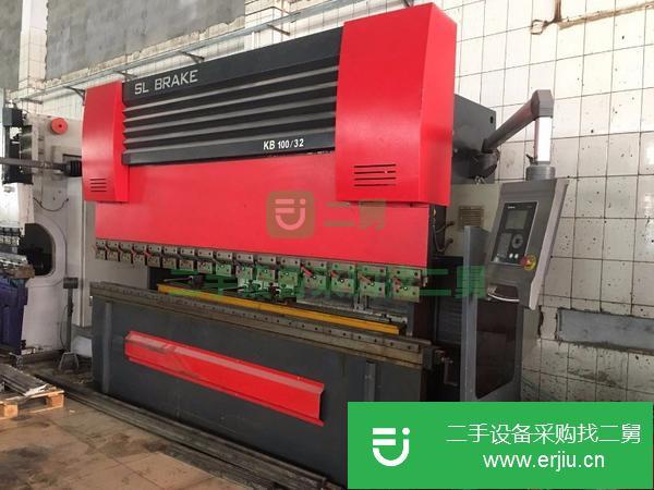 廣東出售二手雙力100tx3200mm扭力數控折彎機