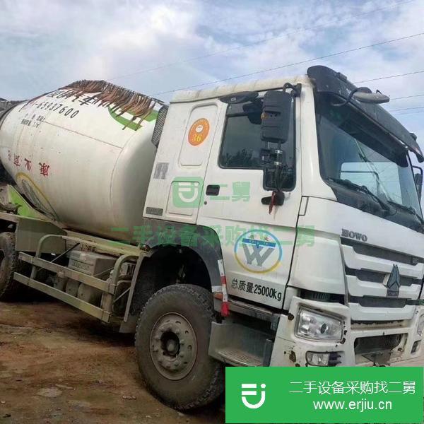 山東出售二手豪沃國(guó)五大14方攪拌車