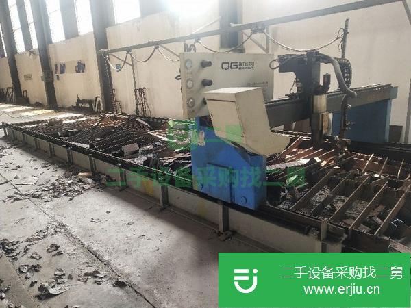 四川出售二手?jǐn)?shù)控切割機(jī)，帶十米軌道，軌道梁