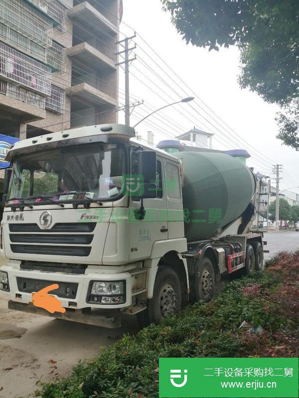 湖北出售19年大二十方陜汽德龍攪拌車