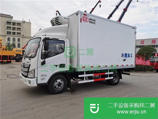 青海出售二手福田歐馬可4.2米冷藏車