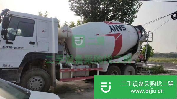 山東出售二手豪沃大12方攪拌車