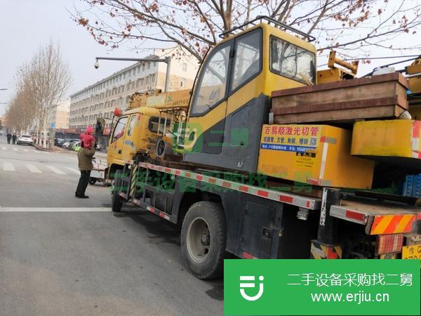 河南出售二手森源八噸三節(jié)臂吊車