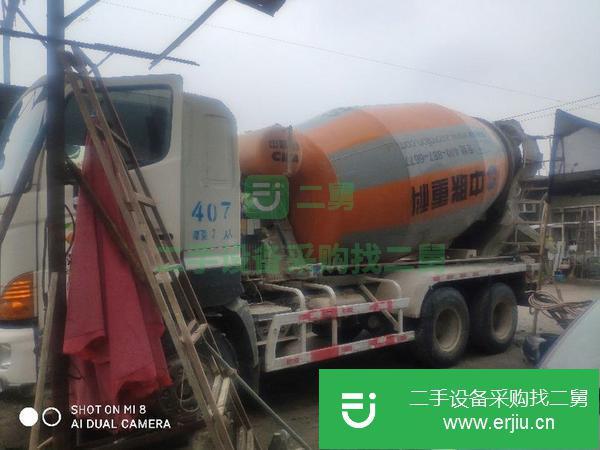 陜西出售二手日野攪拌車大10方