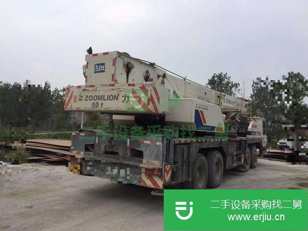 湖北出售二手中聯50v汽車吊
