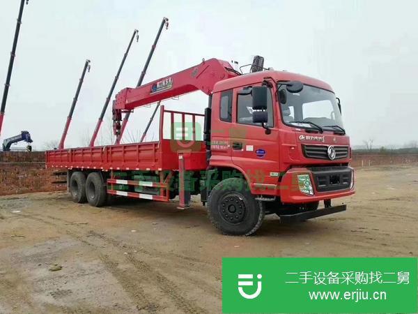 湖北出售二手程力隨車吊12噸