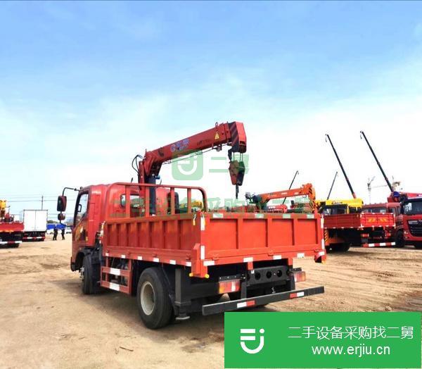 云南出售二手重汽豪曼3噸隨車吊