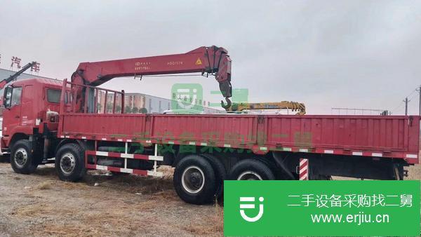 湖北出售二手華菱14噸隨車吊