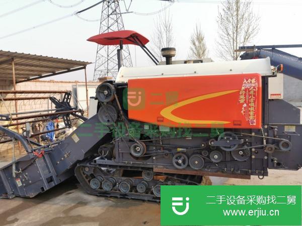 山東出售二手鏈軌式東風4.0z型全喂入聯合收割機