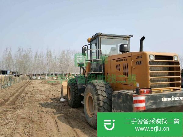 內蒙古出售二手加長臂龍工50裝載機