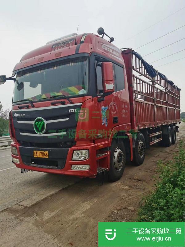 河北出售二手歐曼前四后八高欄貨車