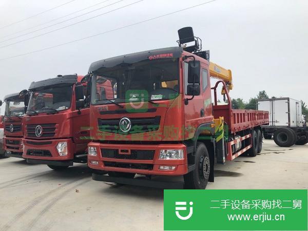 湖北出售二手后八輪單橋隨車吊