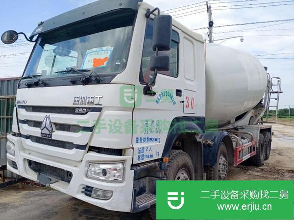 山東出售二手豪沃攪拌車