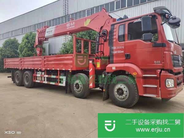 湖北出售二手陜汽德長隨車吊