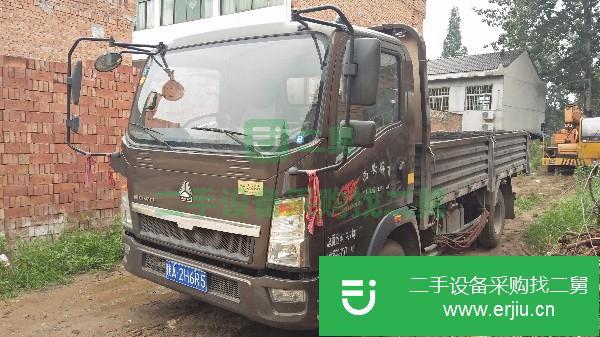 陜西出售二手重汽豪沃載貨車