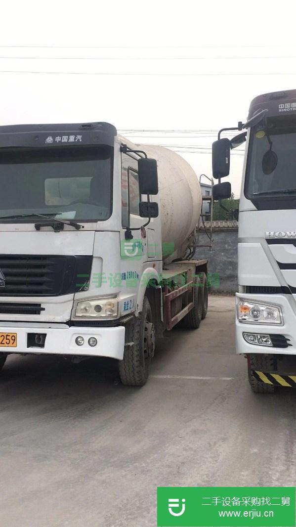 河北出售二手豪沃大十四方攪拌車