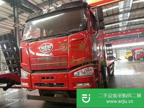 重慶出售二手挖機平板運輸車