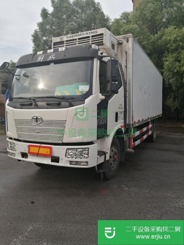 天津出售二手解放冷藏車