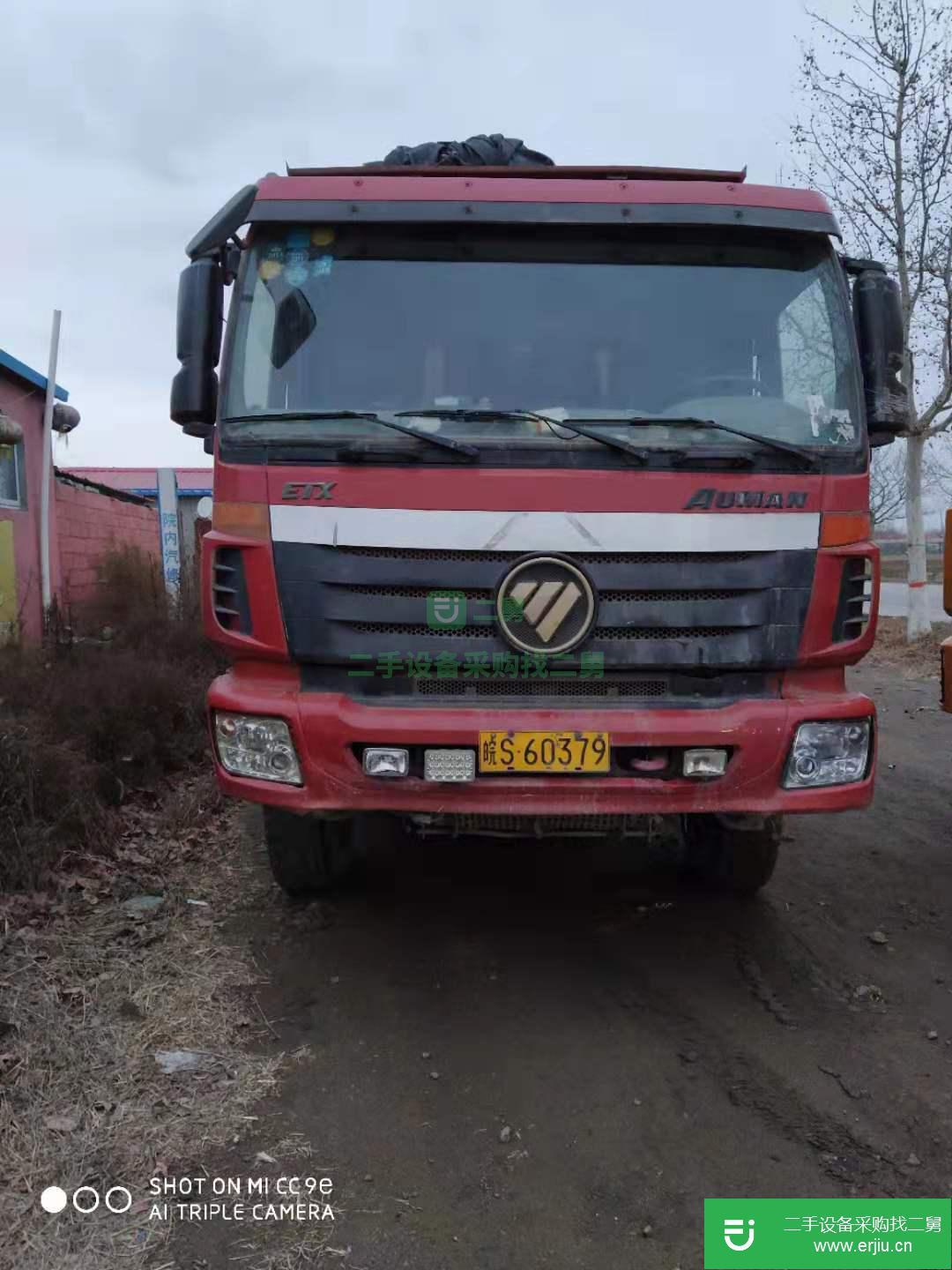 山東出售二手福田歐曼自卸車