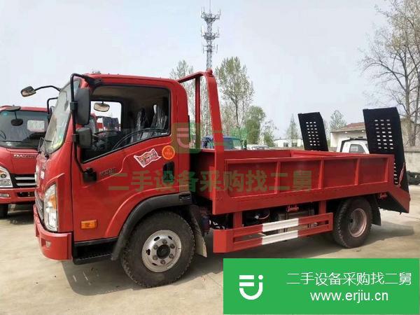 湖北出售二手藍(lán)牌平板運(yùn)輸車